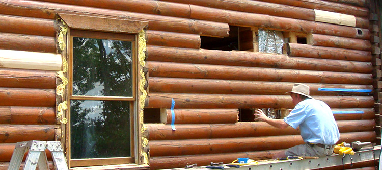 Log Home Repair Webster County, Kentucky