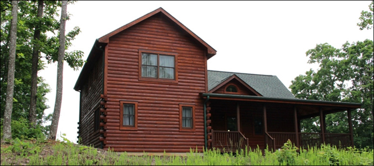 Professional Log Home Borate Application  Webster County, Kentucky